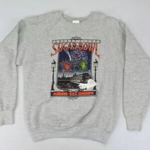 1988 Sugar Bowl Sweatshirt Auburn Tigers Sec Champions Jk567